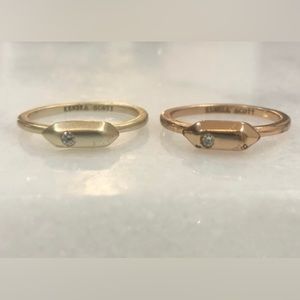 Kendra Scott Rose Gold & Gold Stackable Rings